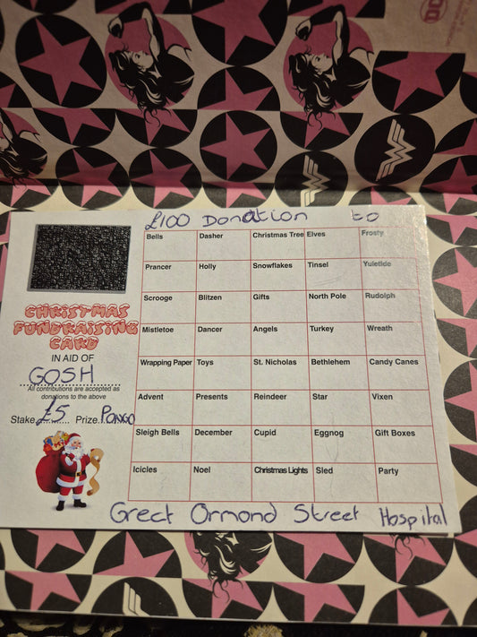 Festive charity scratchcard