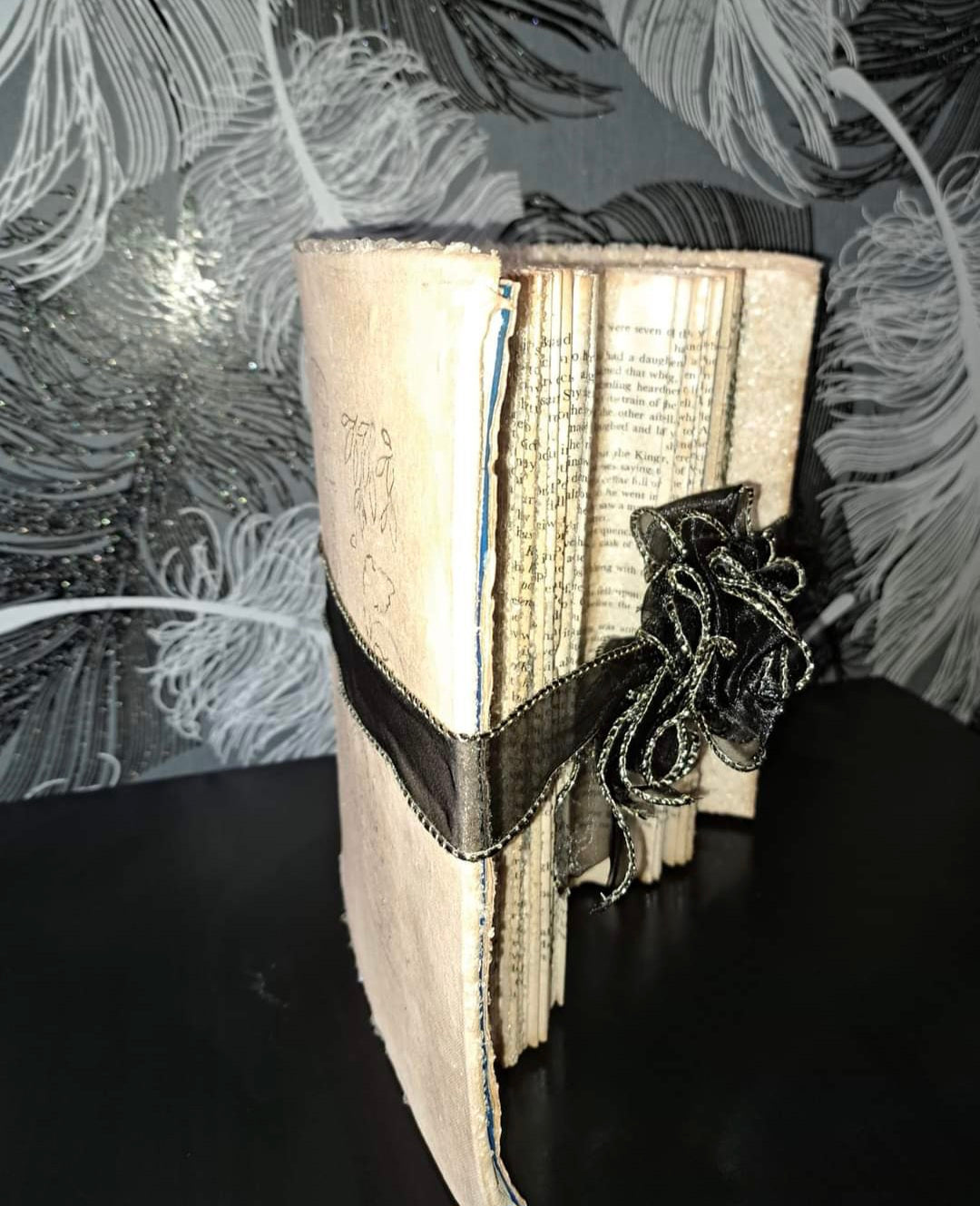 Crystallised book ornament