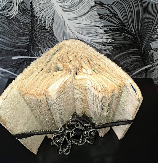 Crystallised book ornament